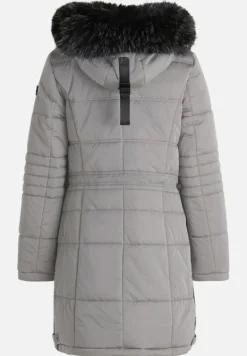 Betty Barclay Mäntel*Steppjacke mit Kapuze Silbergrau