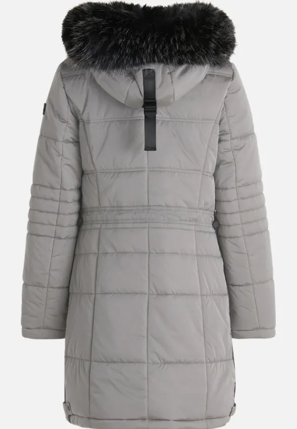 Betty Barclay Mäntel*Steppjacke mit Kapuze Silbergrau