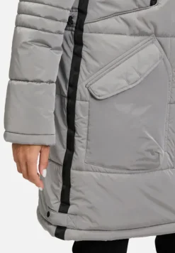 Betty Barclay Mäntel*Steppjacke mit Kapuze Silbergrau