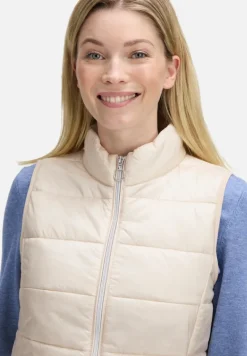 Betty Barclay Westen*Steppweste mit Reißverschluss beige