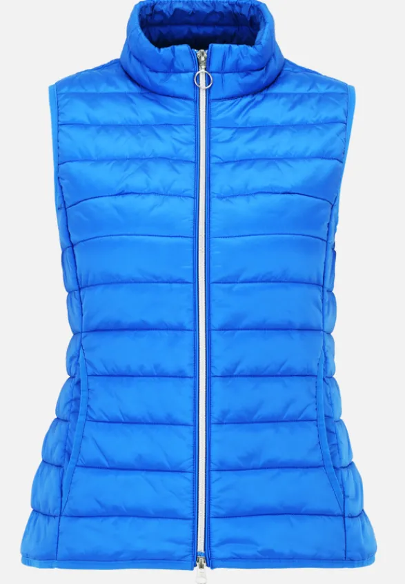 Betty Barclay Westen*Steppweste mit Reißverschluss mittelblau