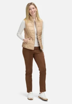 Betty Barclay Westen*Steppweste mit Reißverschluss Beige