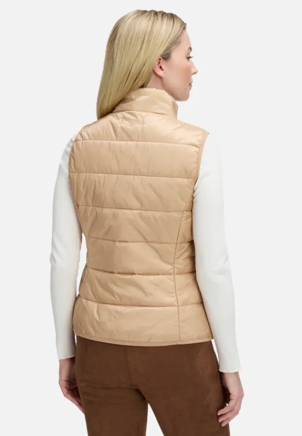 Betty Barclay Westen*Steppweste mit Reißverschluss Beige