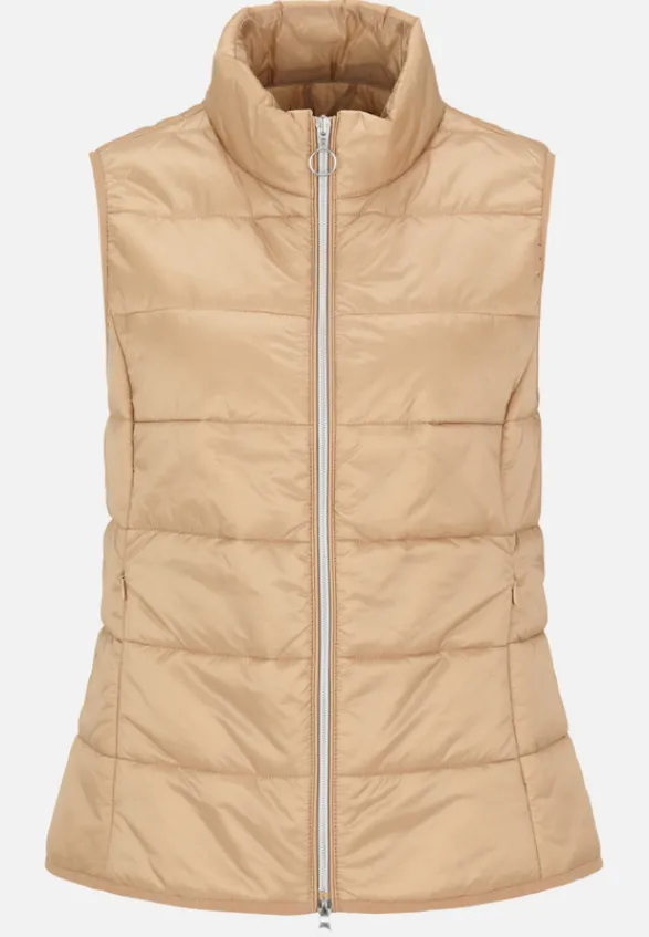 Betty Barclay Westen*Steppweste mit Reißverschluss Beige