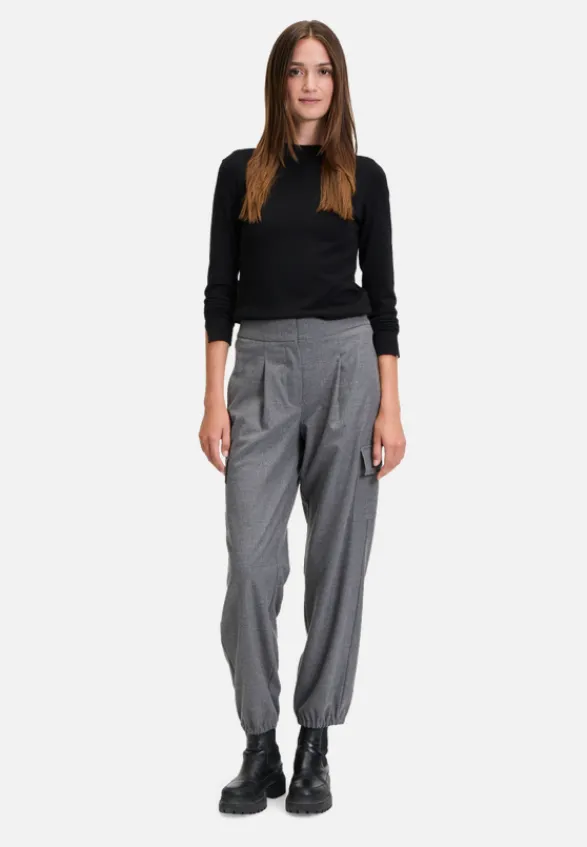 Betty Barclay Hosen*Stoffhose unifarben Grey Melange
