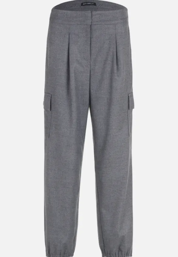 Betty Barclay Hosen*Stoffhose unifarben Grey Melange