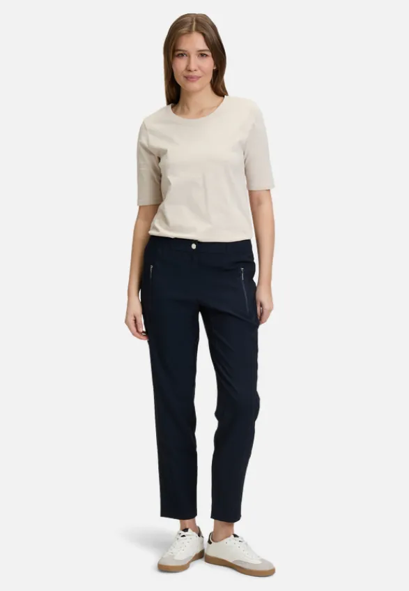 Betty Barclay Hosen*Stretch-Hose mit elastischem Bund dunkelblau