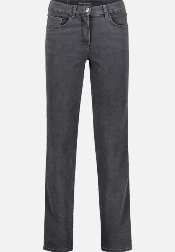 Betty Barclay Jeans*Stretch-Hose mit elastischem Bund Grey Denim