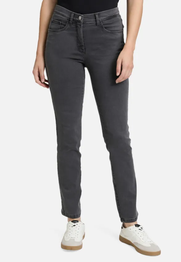 Betty Barclay Jeans*Stretch-Hose mit elastischem Bund Grey Denim