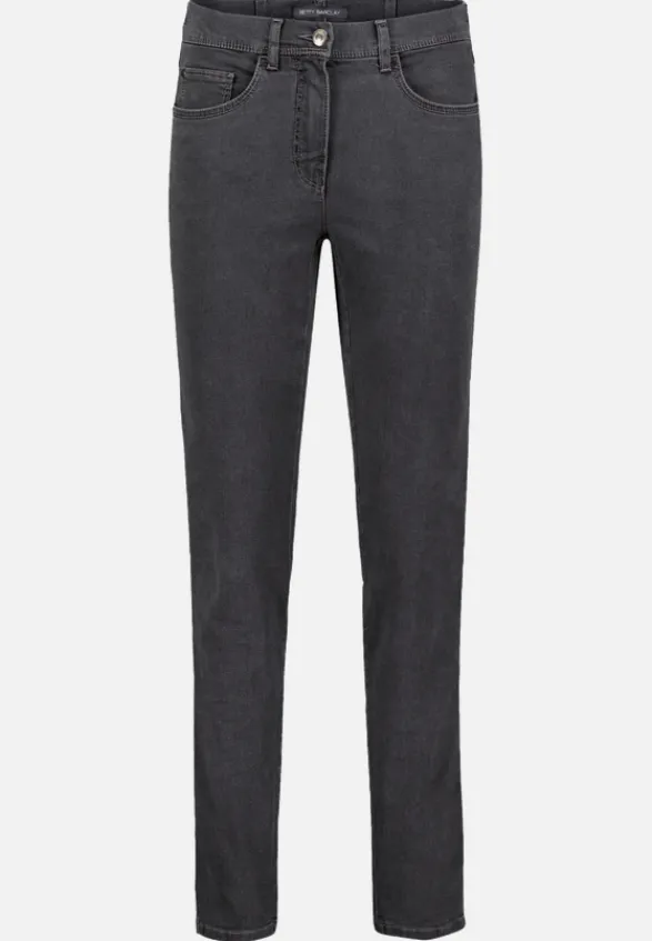 Betty Barclay Jeans*Stretch-Hose mit elastischem Bund Grey Denim