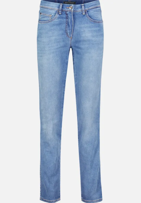 Betty Barclay Jeans*Stretch-Hose mit elastischem Bund Light Blue Denim