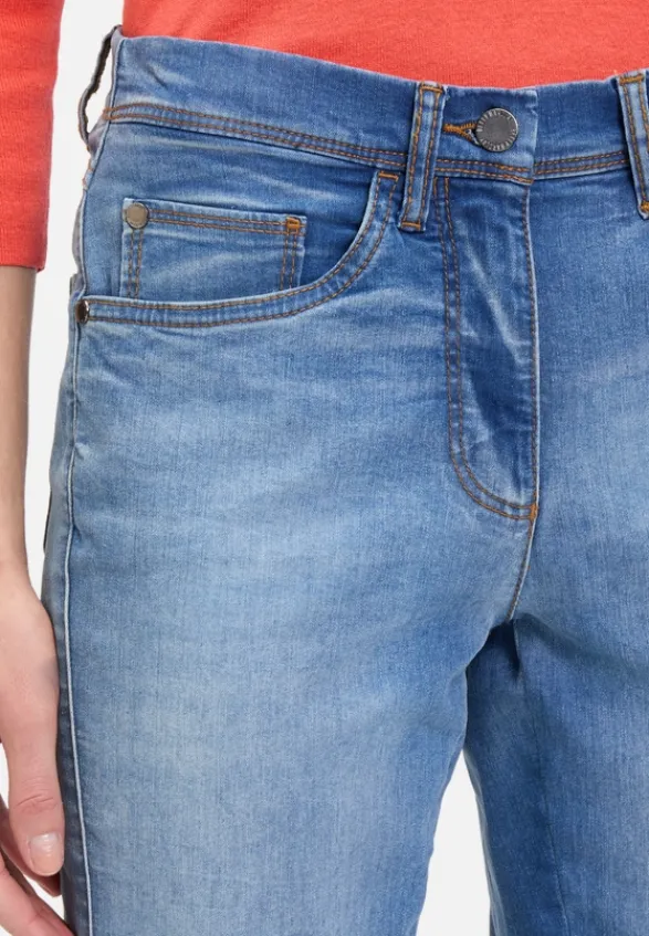 Betty Barclay Jeans*Stretch-Hose mit elastischem Bund Light Blue Denim