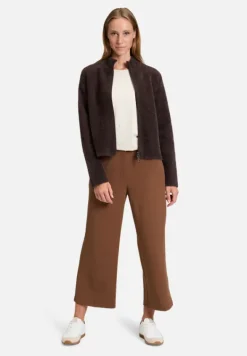 Betty Barclay Strick|Jacken*Strick-Cardigan mit Reißverschluss Light Maroon