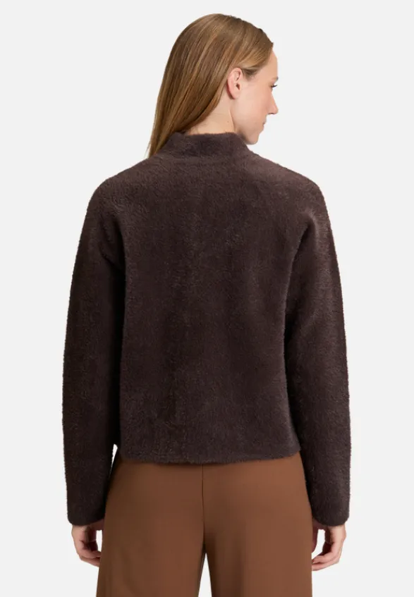 Betty Barclay Strick|Jacken*Strick-Cardigan mit Reißverschluss Light Maroon