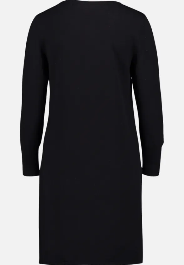Betty Barclay Basics|Kleider*Strickkleid mit Rundhalsausschnitt Schwarz