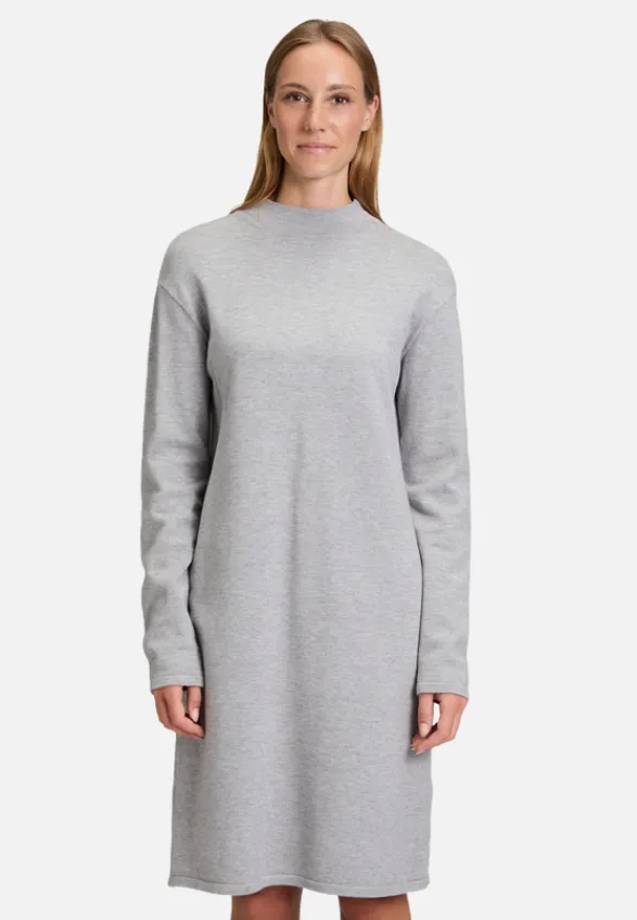 Betty Barclay Kleider*Strickkleid mit Stehkragen Light Silver Melange
