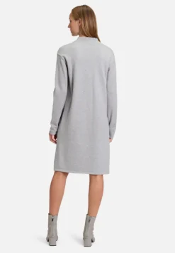 Betty Barclay Kleider*Strickkleid mit Stehkragen Light Silver Melange