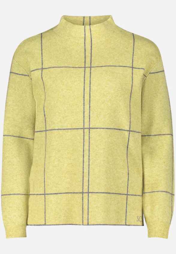 Betty Barclay Strick*Strickpullover kariert Patch Green/Grey