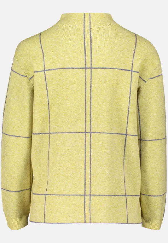 Betty Barclay Strick*Strickpullover kariert Patch Green/Grey