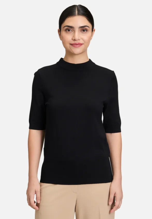 Betty Barclay Basics|Strick*Strickpullover kurzarm Schwarz