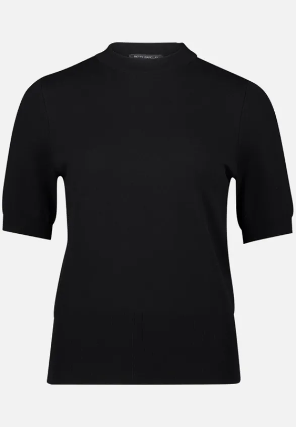 Betty Barclay Basics|Strick*Strickpullover kurzarm Schwarz