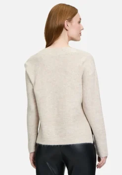 Betty Barclay Strick*Strickpullover mit Effektgarn Light Beige Melange