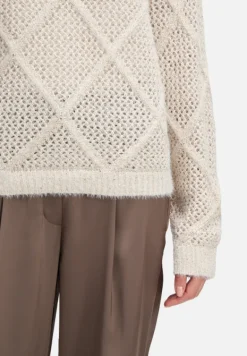 Betty Barclay Strick*Strickpullover mit Effektgarn beige