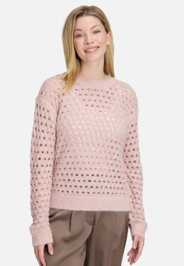 Betty Barclay Strick*Strickpullover mit Effektgarn Pale Mauve