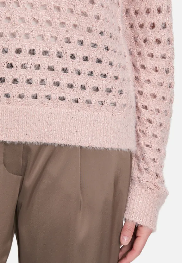 Betty Barclay Strick*Strickpullover mit Effektgarn Pale Mauve
