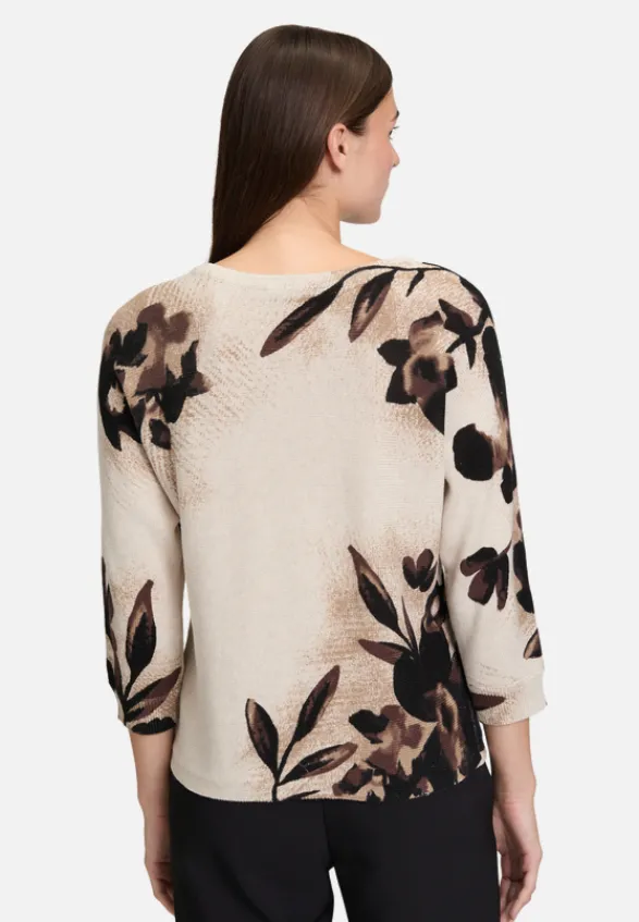 Betty Barclay Strick*Strickpullover mit Fledermausärmeln Beige/Braun