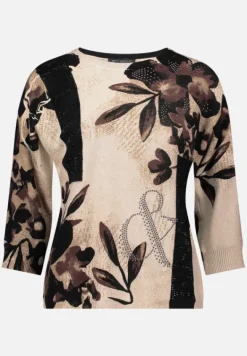 Betty Barclay Strick*Strickpullover mit Fledermausärmeln Beige/Braun