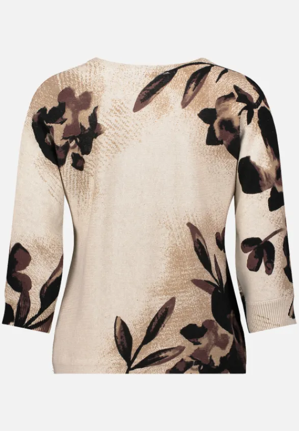 Betty Barclay Strick*Strickpullover mit Fledermausärmeln Beige/Braun