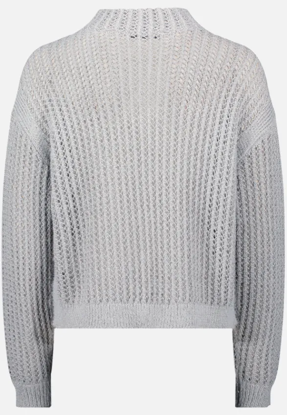 Betty Barclay Strick*Strickpullover mit hohem Kragen grau