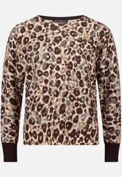 Betty Barclay Strick*Strickpullover mit Jacquard Taupe/Beige