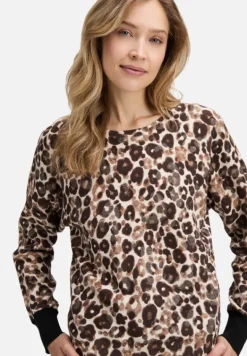 Betty Barclay Strick*Strickpullover mit Jacquard Taupe/Beige