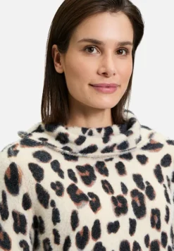 Betty Barclay Strick*Strickpullover mit Kragen Beige/Grau