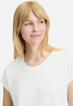 Betty Barclay Shirts*Strukturshirt mit Tunnelzug Weiß