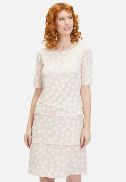 Betty Barclay Kleider*Stufenkleid kurzarm Rose/Cream