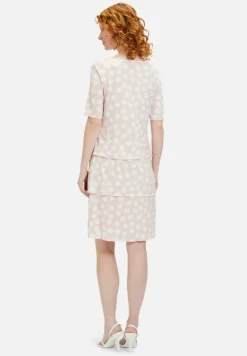 Betty Barclay Kleider*Stufenkleid kurzarm Rose/Cream
