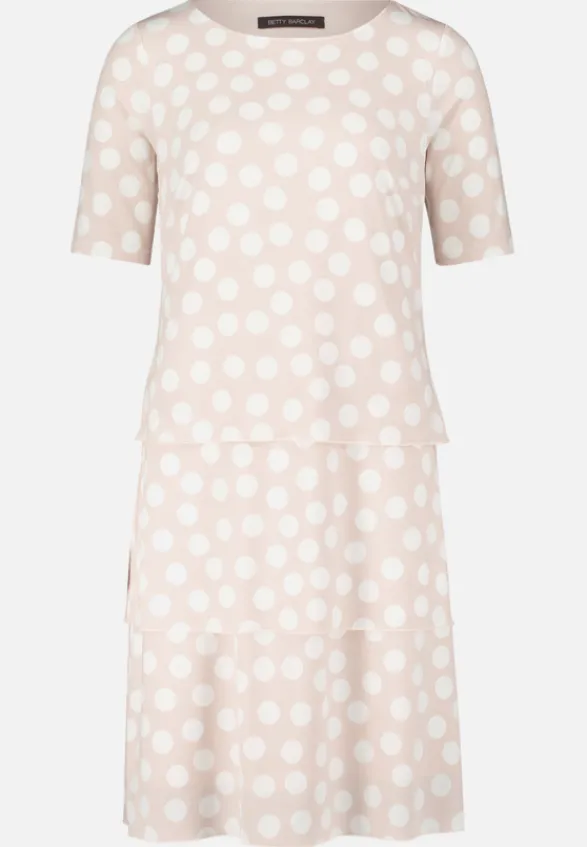 Betty Barclay Kleider*Stufenkleid kurzarm Rose/Cream
