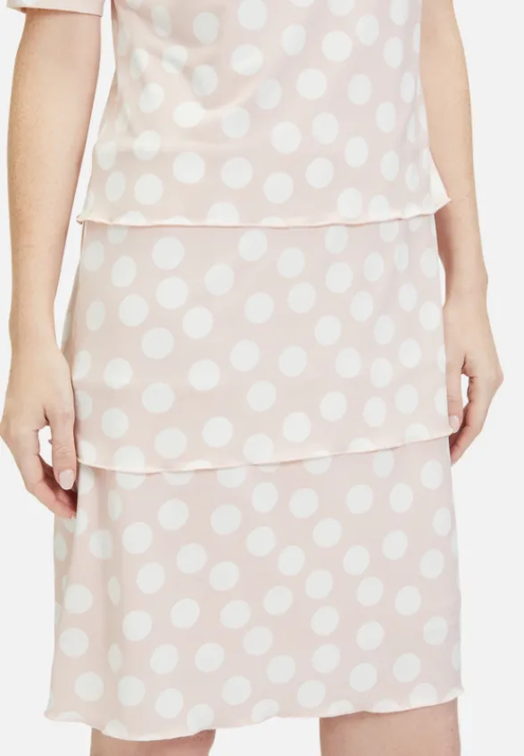 Betty Barclay Kleider*Stufenkleid kurzarm Rose/Cream