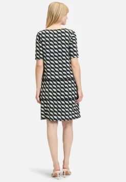 Betty Barclay Festliche Mode|Kleider*Stufenkleid kurzarm Dark Blue/Green