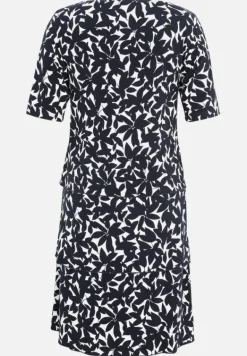 Betty Barclay Kleider*Stufenkleid kurzarm Dunkelblau/Weiß