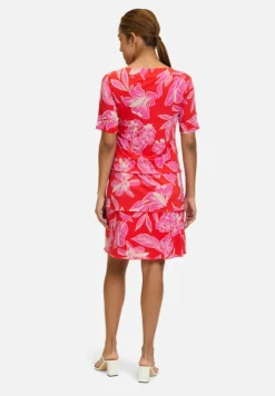 Betty Barclay Kleider*Stufenkleid kurzarm Red/Purple