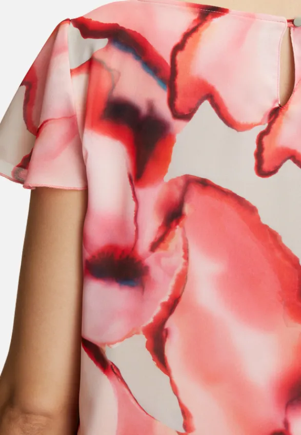 Betty Barclay Festliche Mode|Kleider*Stufenkleid kurzarm Cream/Rosé