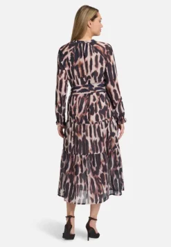 Betty Barclay Kleider*Stufenkleid langarm Dark Blue/Rosé