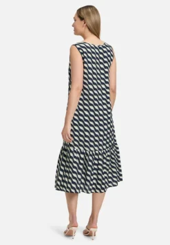 Betty Barclay Kleider*Stufenkleid weiter Ausschnitt Dark Blue/Green