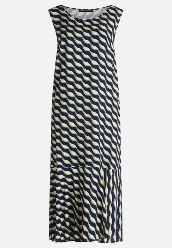 Betty Barclay Kleider*Stufenkleid weiter Ausschnitt Dark Blue/Green