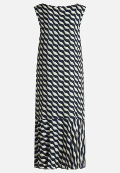 Betty Barclay Kleider*Stufenkleid weiter Ausschnitt Dark Blue/Green