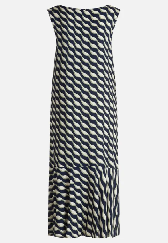 Betty Barclay Kleider*Stufenkleid weiter Ausschnitt Dark Blue/Green